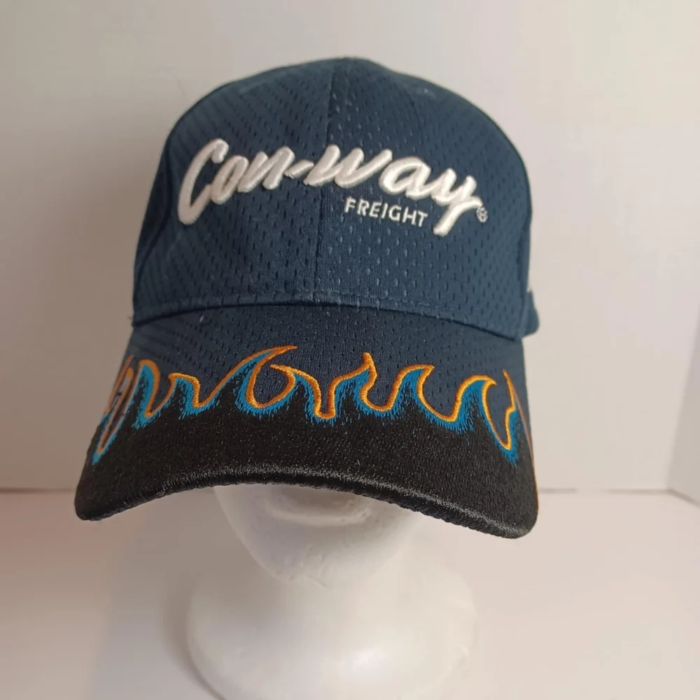 Con-way Freight Racing Colin Braun‎ #6 2008 Raybestos Rookie Year Hat Cap Flames